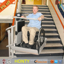 Jinan HONTY brand small chair stair climbing wheelchair lift elevators for homes with prices